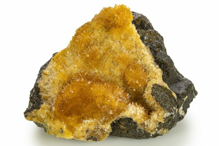 Intense Orange Calcite Crystal Cluster - Poland #331991